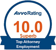 Avvo Rating | 10.0 Superb | Top Attorney Employment